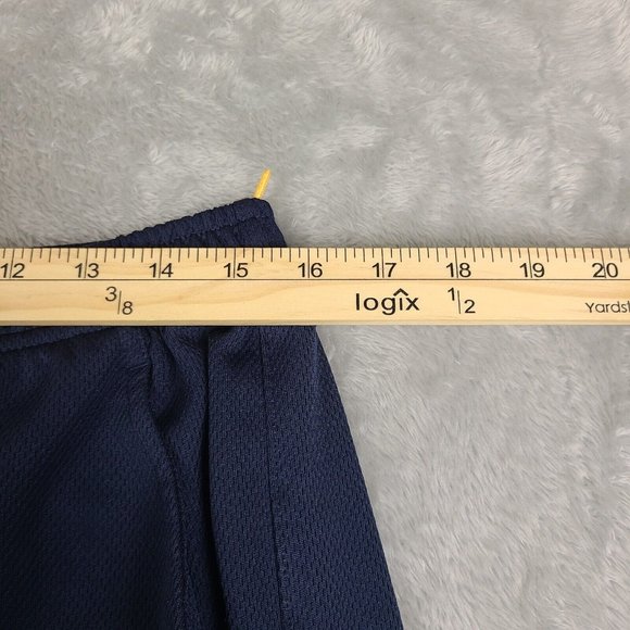 Vintage Nike‎ Shorts Men Size Xl Blue Drawstrings  Basketball Swoosh Oversize - Picture 6 of 10